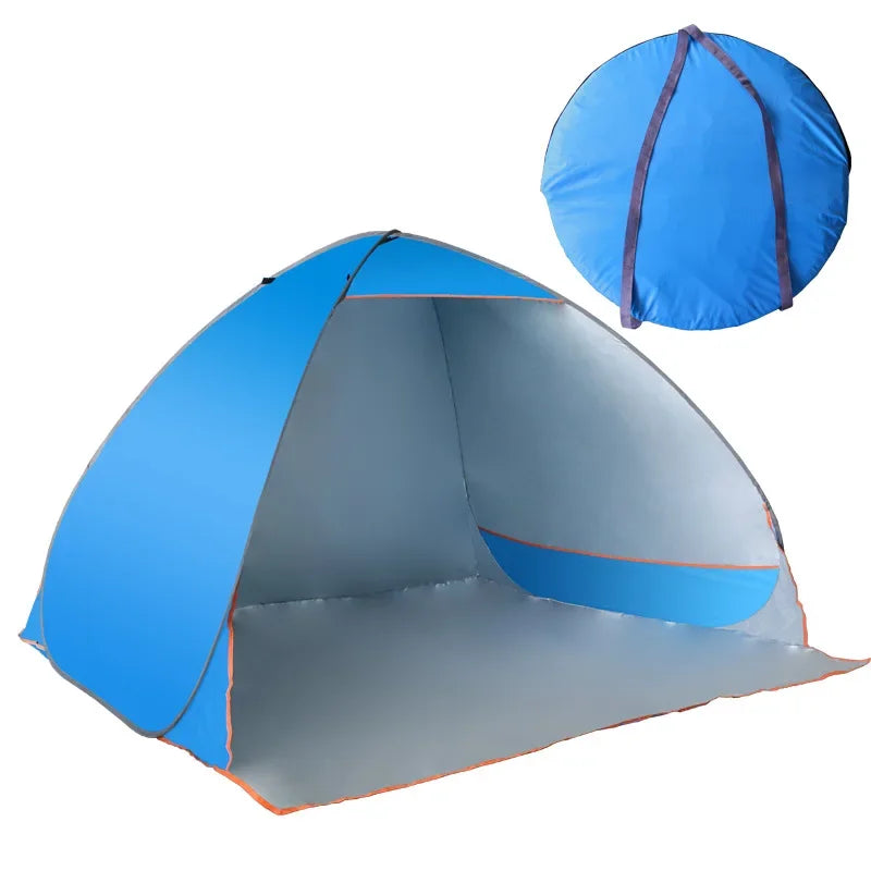 Automatisches Pop-Up Ultraleichte Vollschatten Strandzelt | Karnz