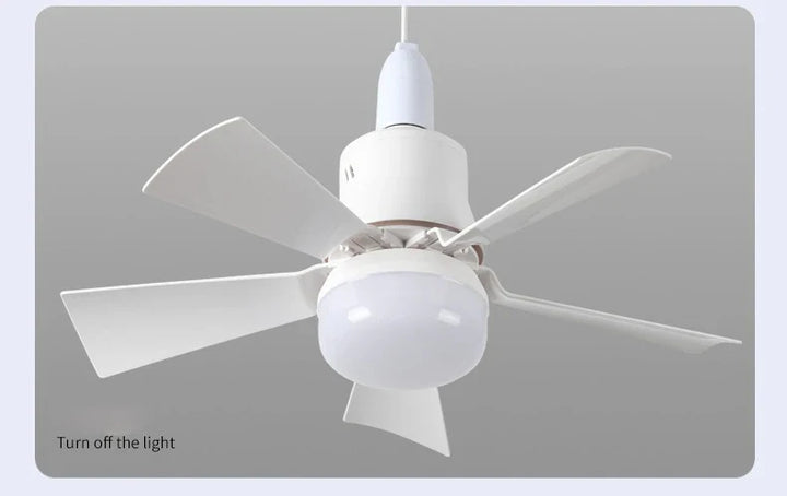 30W E27 Deckenventilator Licht mit Fernbedienung - LED Dimmfunktion, intelligenter leiser Ventilator für Schlafzimmer & Wohnzimmer | Karnz