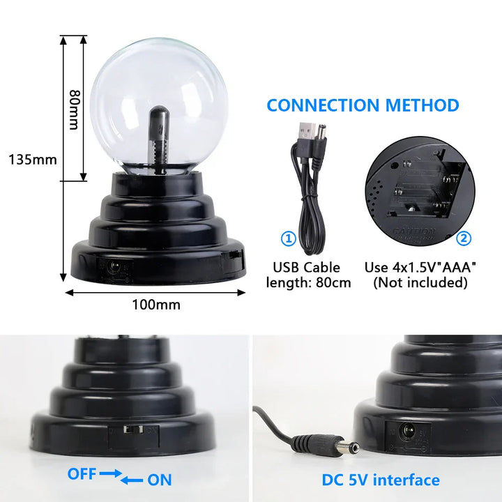 Magic Touch Futuristic Plasma Lampe | Karnz