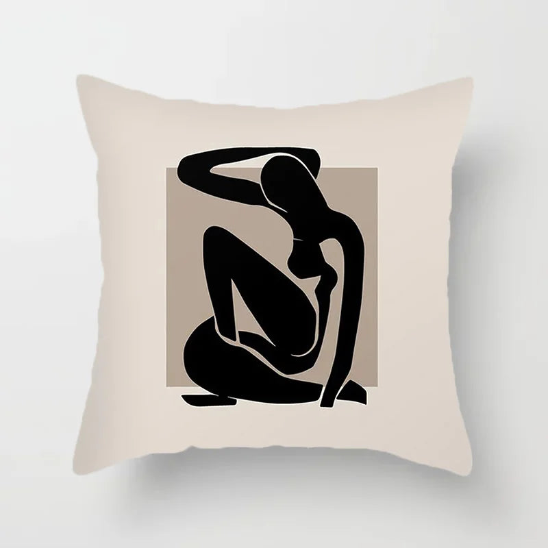 Moderne Kunst Abstraktes Muster Dekokissenbezüge Kreative Linien Sofa Stuhl Kissenhüllen Dekokissen Fall Home Office Dekor | Karnz
