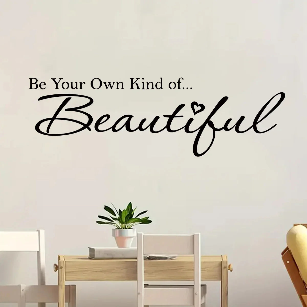 Schöner inspirierender Zitat-Wandaufkleber abnehmbarer Peel-and-Stick-Wortkunst-Wanddekoration für Wohnzimmer Schlafzimmer kreative DIY-Haushaltsdekoration | Karnz