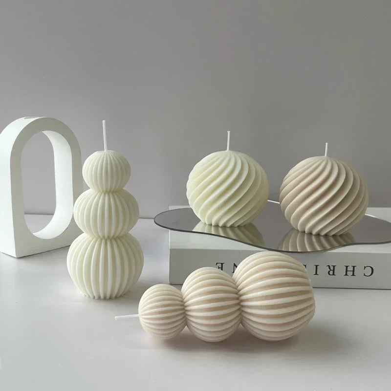Karnz | Kreative Geometrische Duftkerze Golfball Design Dekoration