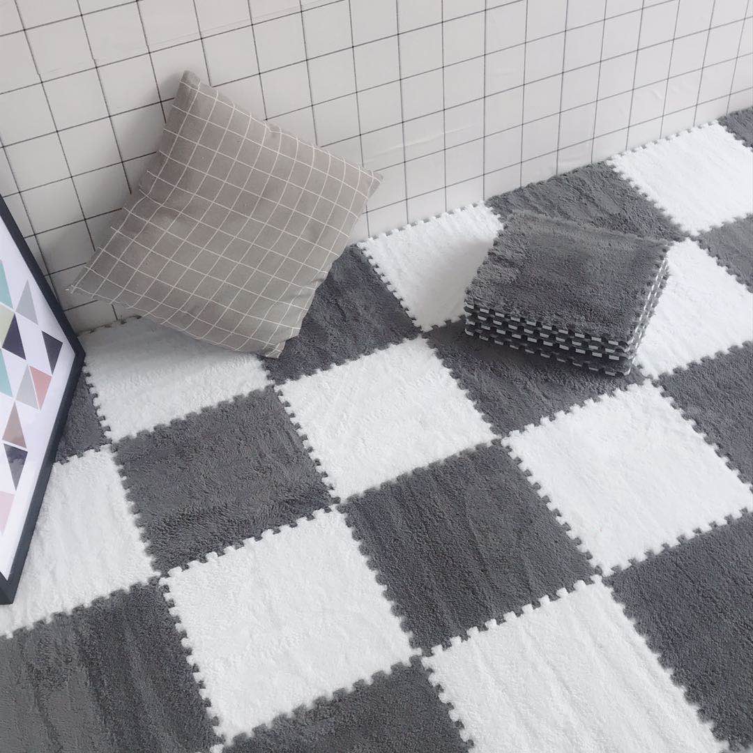 DIY Winter Plush Puzzle Mat | Karnz
