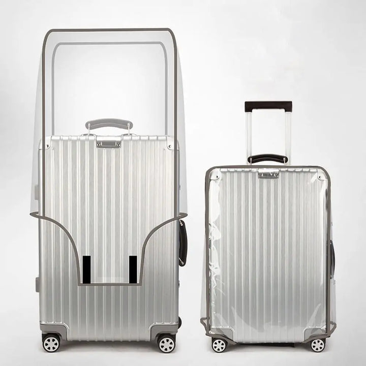 Karnz | ClearGuard Suitcase Cover Transparent | Waterproof & Dustproof | Luggage Protection for 16–30 inch Trolleys | Reusable & Tear-resistant
