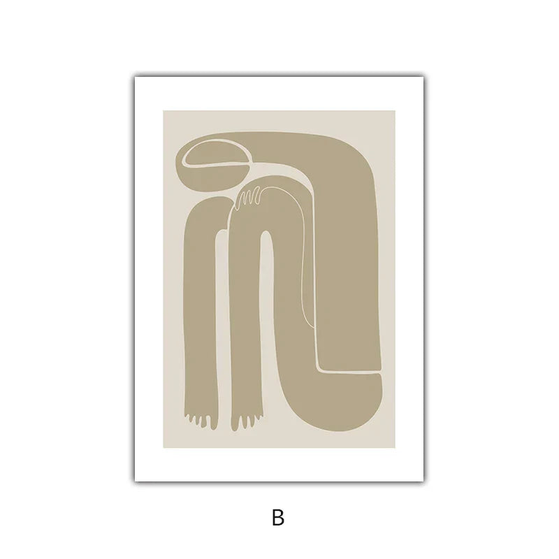 Abstrakte Minimalistische Stillleben Figuren Kunst Feine Kunst Leinwanddrucke Poster Bilder Für Wohnzimmer Schlafzimmer Moderne Wohnkultur | Karnz