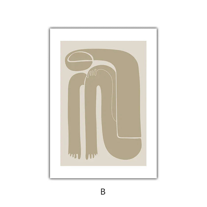Abstrakte Minimalistische Stillleben Figuren Kunst Feine Kunst Leinwanddrucke Poster Bilder Für Wohnzimmer Schlafzimmer Moderne Wohnkultur | Karnz