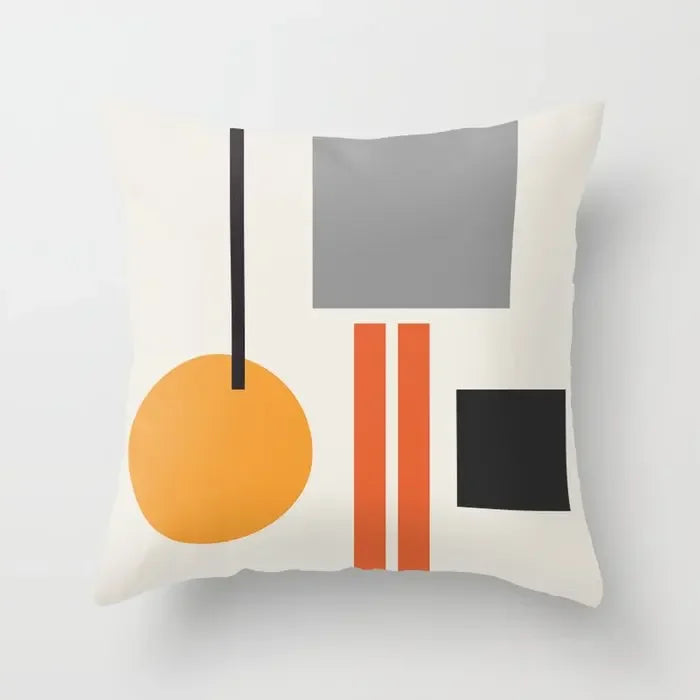 Moderne Abstrakte Geometrische Bunte Kissenbezüge 45x45cm Kissenhüllen Für Sofa Wurfkissen 60x60cm 50x50cm Trendige Wohnkultur | Karnz