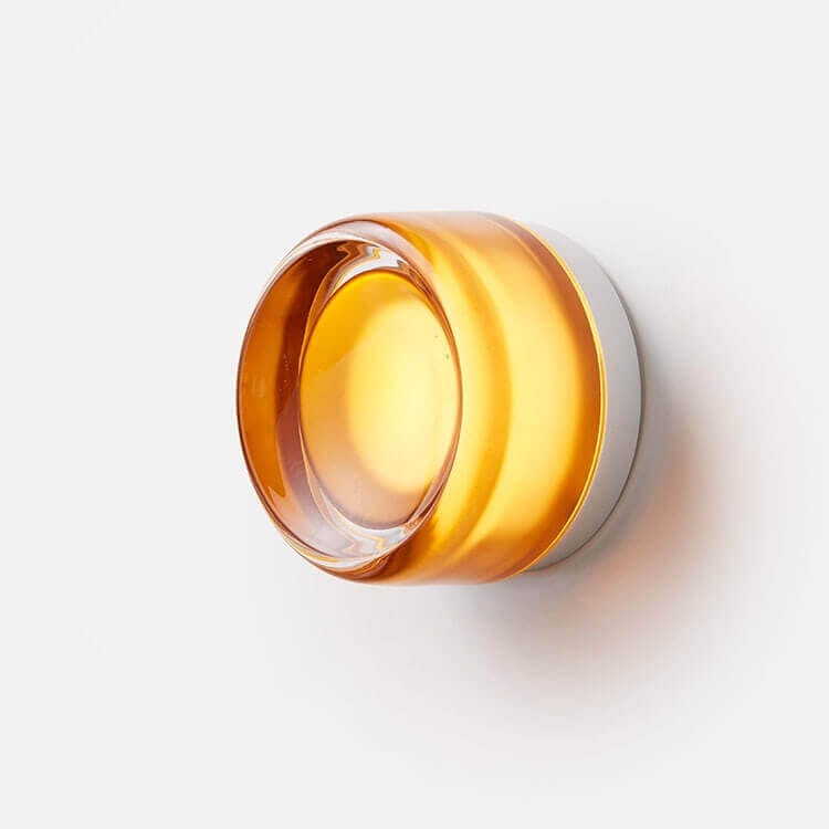 Futuristische und einzigartige Wandleuchte aus massivem Plexiglas