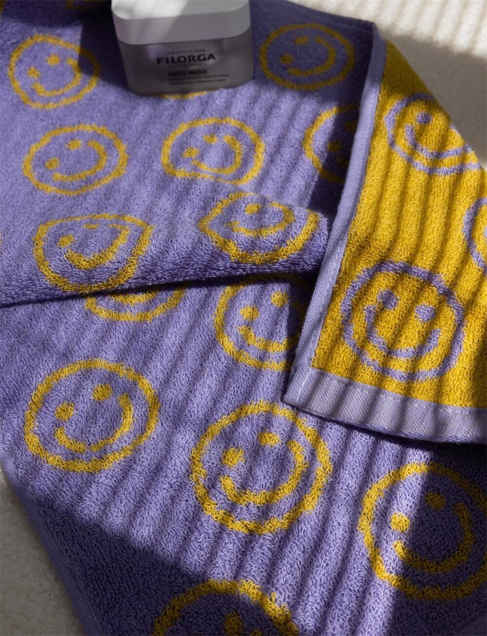 Doppelseitiges Smiley-Handtuch | Karnz