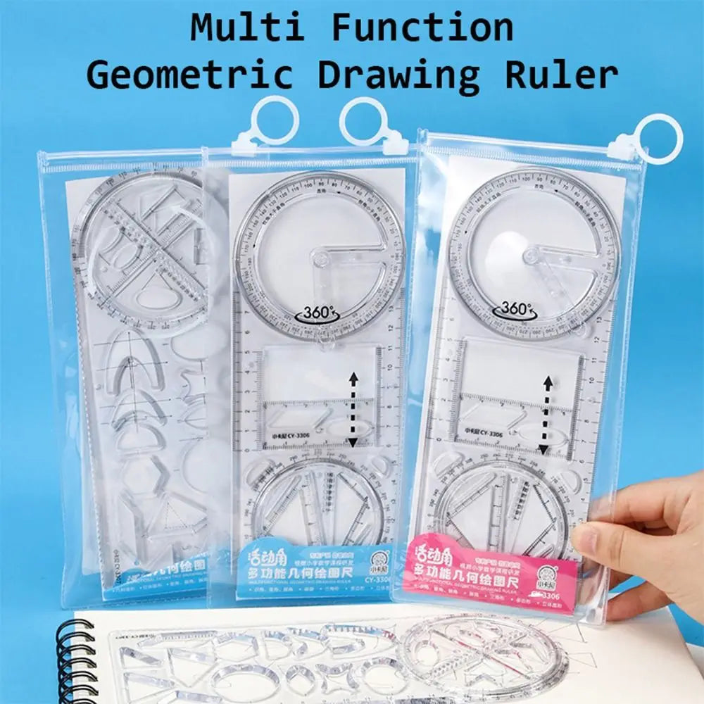 Mathe-Genie Multi-Winkel Zeichen Präzisions-Lineal | Karnz