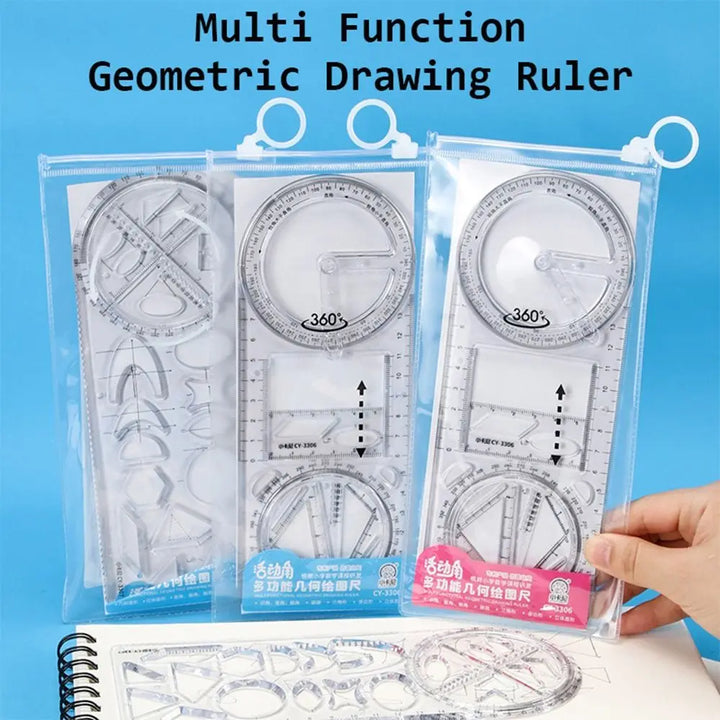 Mathe-Genie Multi-Winkel Zeichen Präzisions-Lineal | Karnz