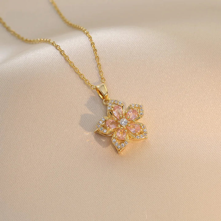 Rotierende Blumenkette
