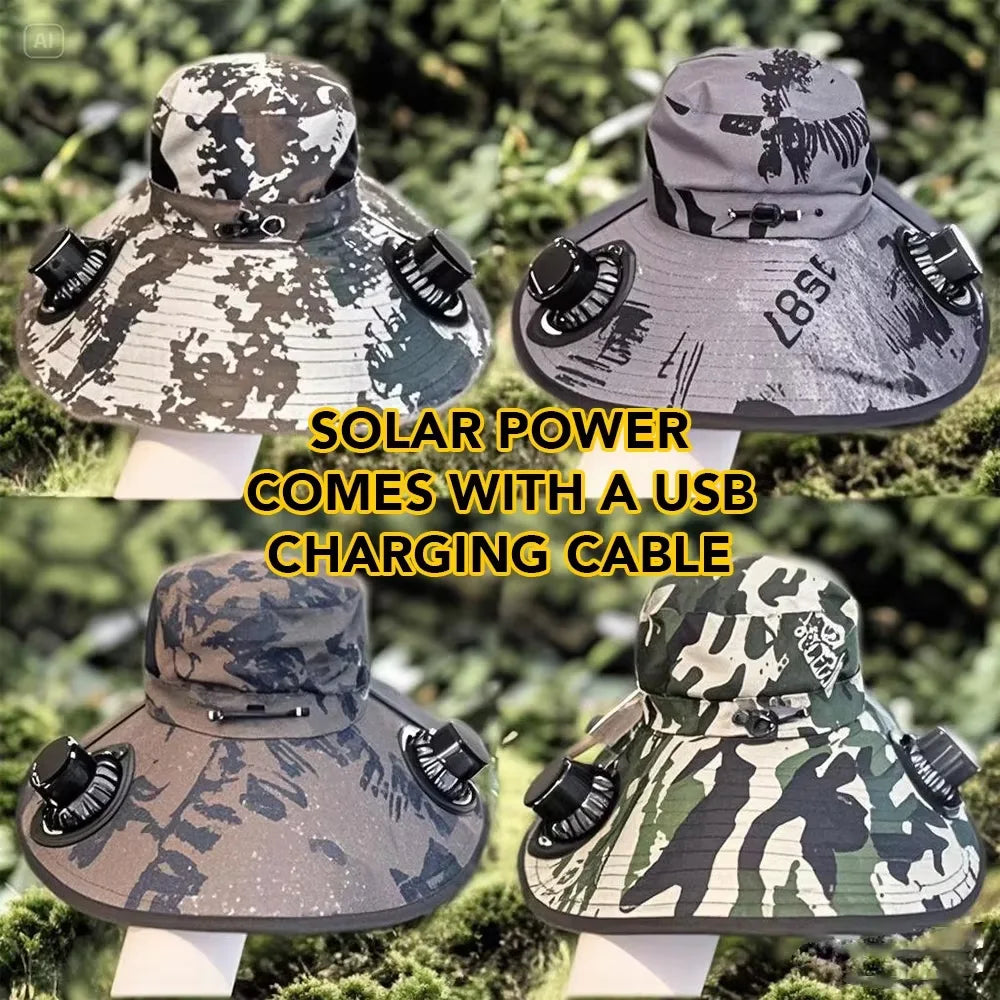 Solar Fan Bucket Hat | Karnz