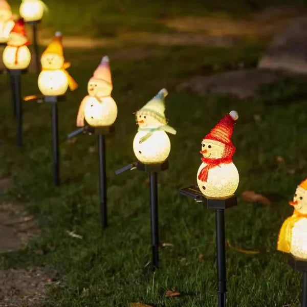 Solarbetriebene Schneemannlampe - SolarSnow | Karnz