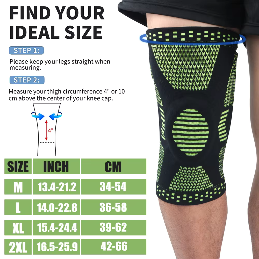 FlexiKnee Kompressionsbandage – Unterstützende Kniebandage bei Schmerzen, Schwellungen und Steifheit | Karnz