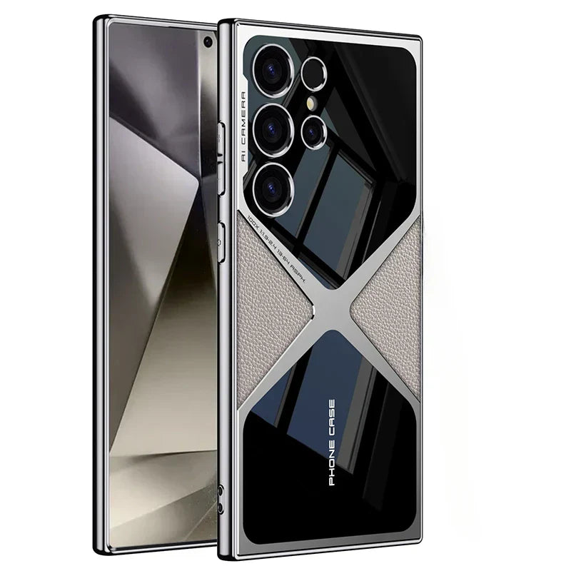 Sandsberg | Stoßfeste Leder-Handyhülle für Samsung Galaxy