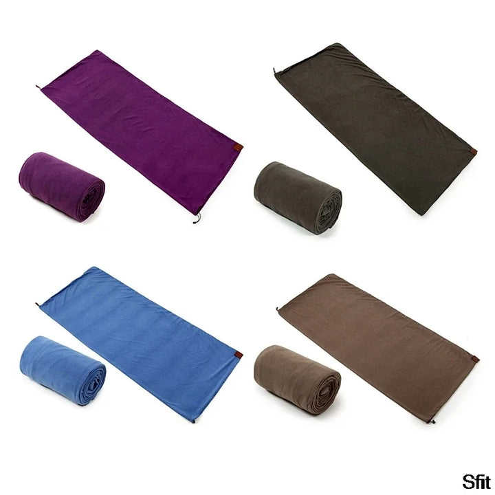 Karnz | ThermoLite | Ultraleicht Fleece Schlafsack | Tragbar & Warm | Für Camping, Reisen & Outdoor
