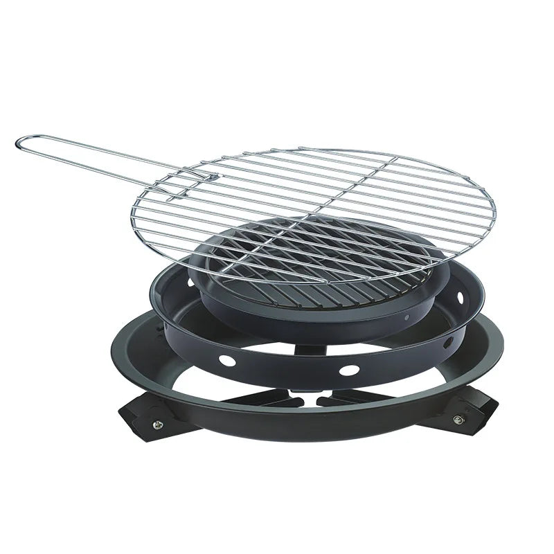 Portabler Antihaft Elite Abenteuer Campinggrill | Karnz