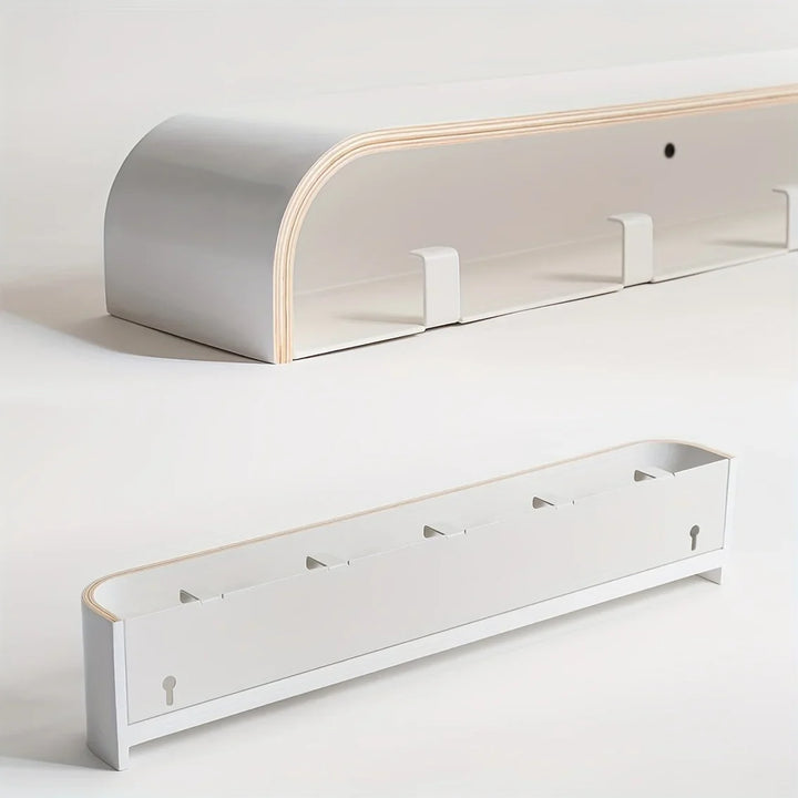 NordicHide Rack Wandkleiderschrank mit Regal & versteckten Haken Karnz
