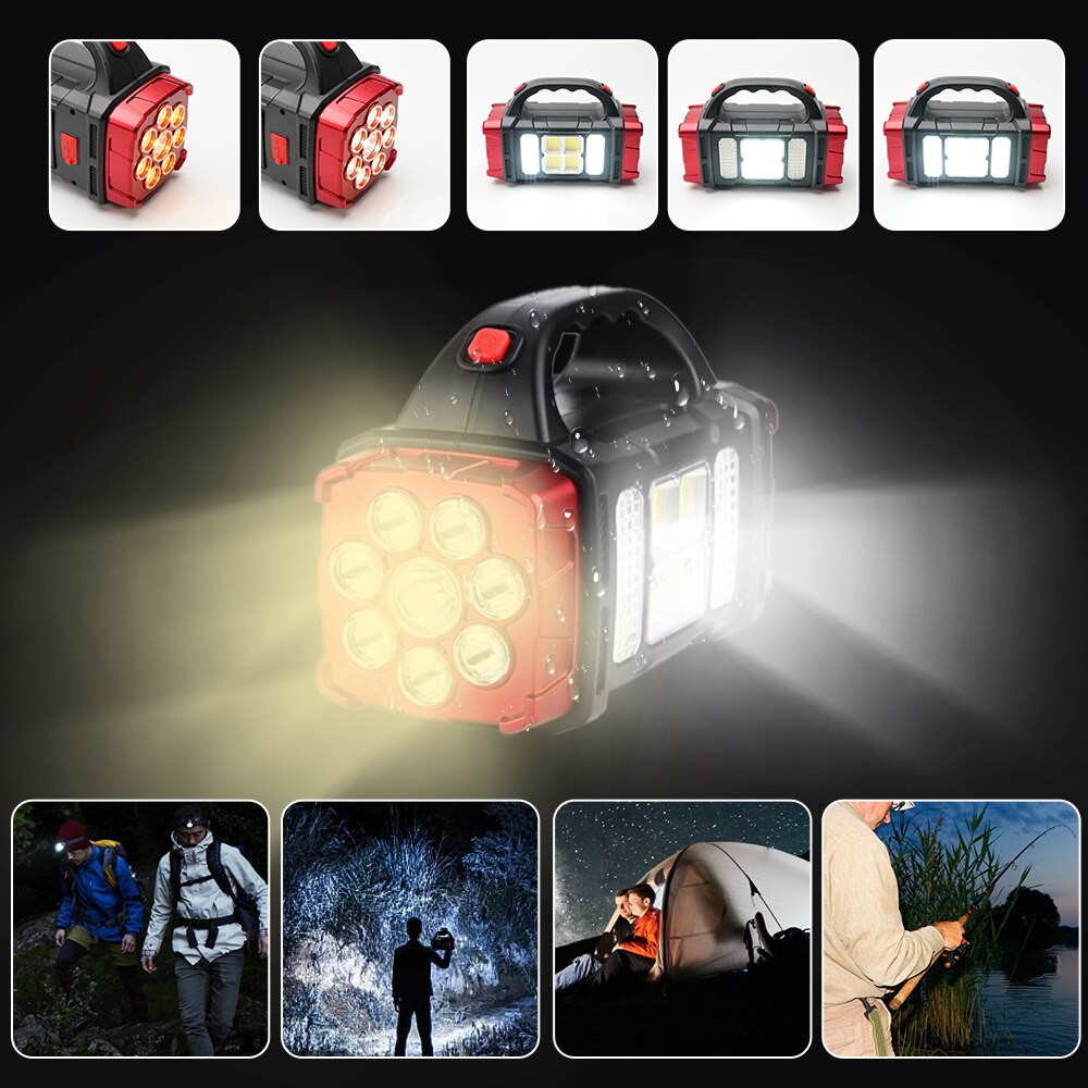 Karnz | Solar Blast Hochleistungs-Powerbank LED Taschenlampe