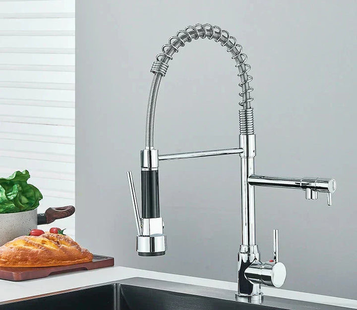 MixMaster – Flexibler 360° drehbarer Küchenmischerhahn Karnz