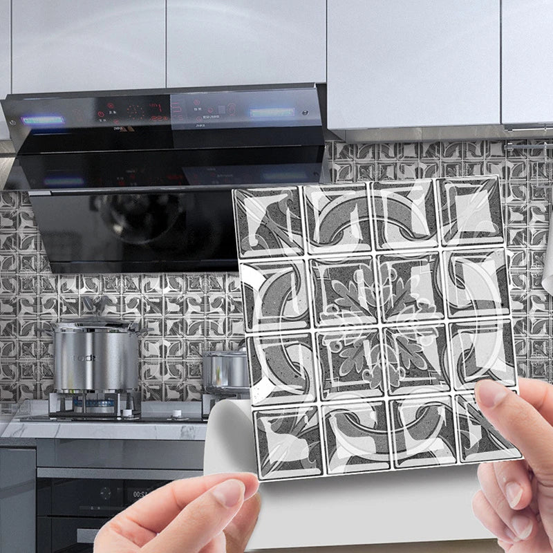 DecoMosaic 3D Mosaik Wandfliesen Aufkleber Karnz