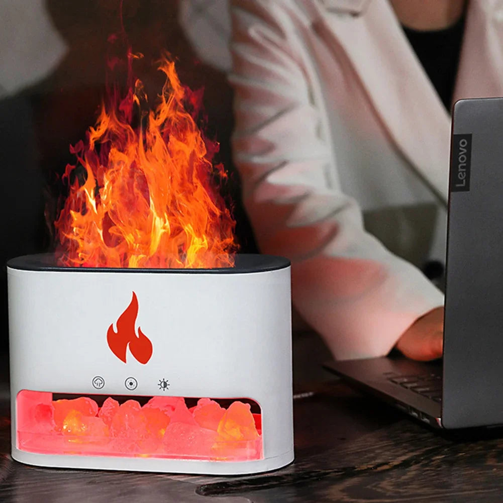 Kristallsalzstein Feuer Verdampfer