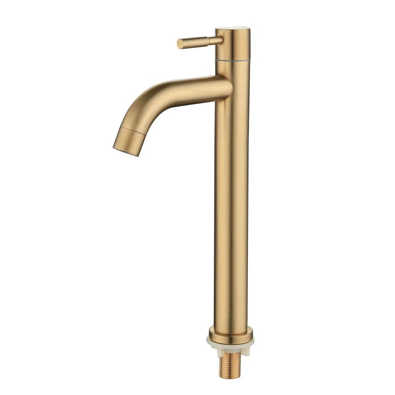 Klassischer Spülenwasserhahn | Edelstahl | Einhebelmischer | Keramisches Ventil Karnz