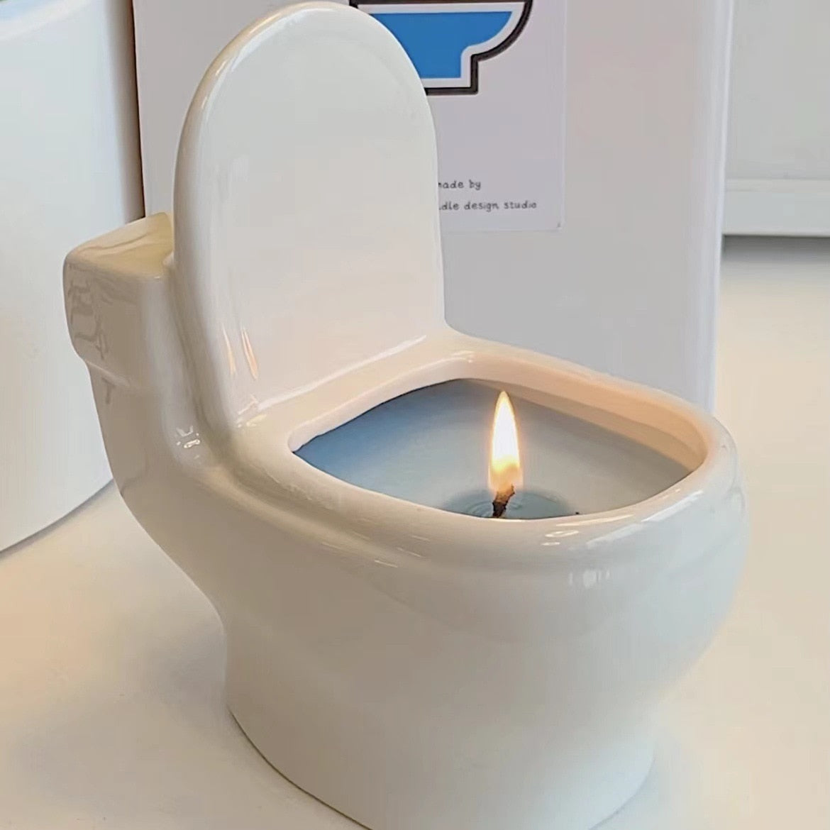 Kreative Lustige Toiletten Aromatherapie Kerze