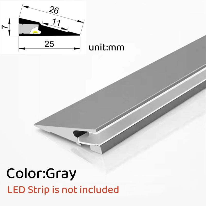 InvisiKarnze Oberfläche Aluminium Dünnes Lichtpanel