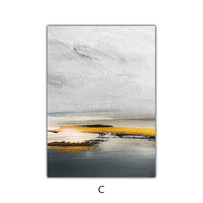 Sonnenuntergang See Landschaft Abstract Wandkunst Fine Art Leinwanddrucke Bilder für modernes Apartment Wohnzimmer Home Office Kunst Dekor | Karnz