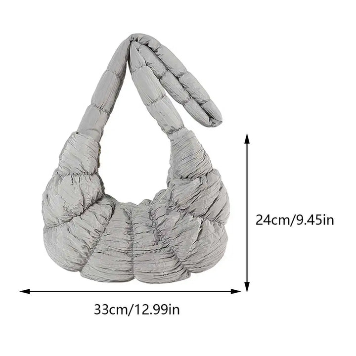 Puff Croissant Schultertasche