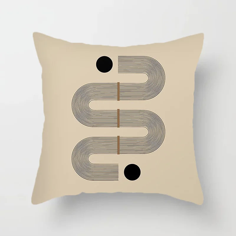 Moderne Kunst Abstraktes Muster Dekokissenbezüge Kreative Linien Sofa Stuhl Kissenhüllen Dekokissen Fall Home Office Dekor | Karnz