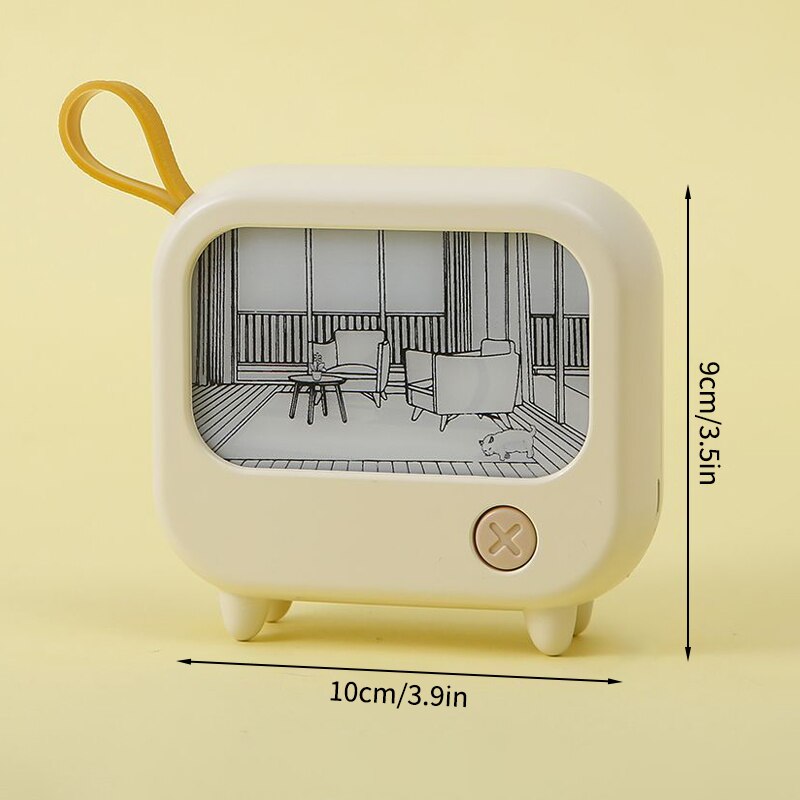 Mini Art TV Malerei Dekor Nachtlampe | Karnz