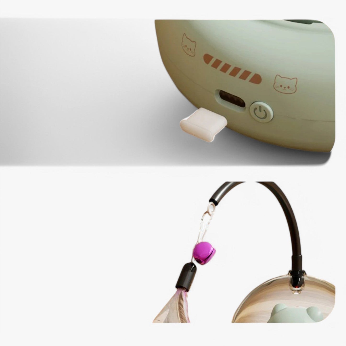 Smart Cat Laser "Jagdlicht" mit Regenbogenfunktion und USB-Ladefunktion | Karnz