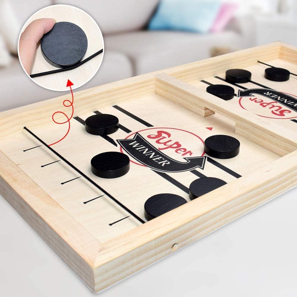 2-in-1 Tischfußball & Shuffleboard Spaß – GameMaster | Karnz
