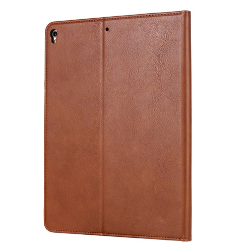 Leder Flip Case für iPad 9,7 (2017-2018), 10,2 (7. / 8. Gen), Air 2/3/4, Pro 9,7/10,5/11 - Wasserdicht, Stoßfest, Business Tablet Hülle