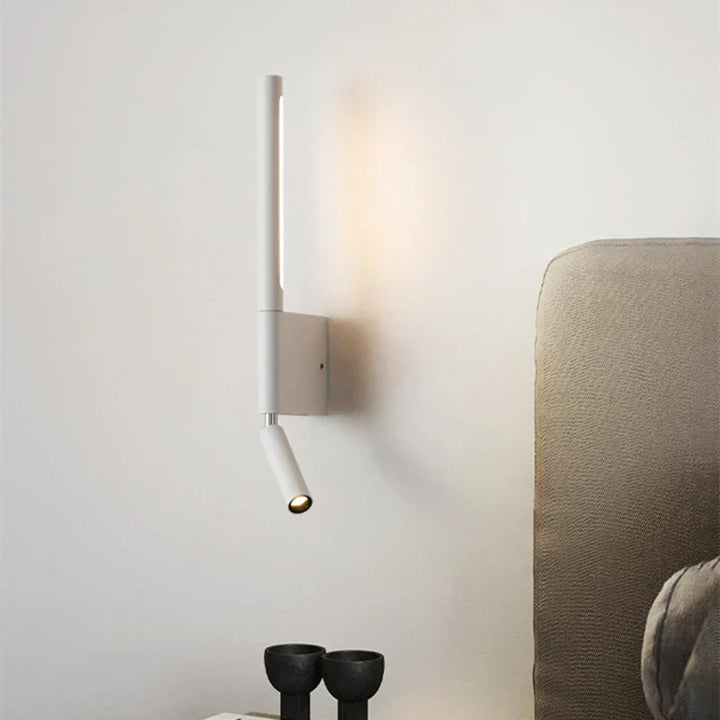 Moderne LED Wandleuchte für Schlafzimmer, Verstellbare Wandlampe im Hotelstil | Karnz