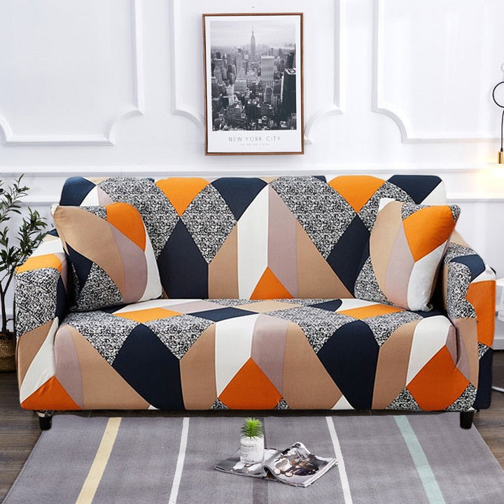 Modern rutschfeste bunte elastische Sofabezug | Karnz