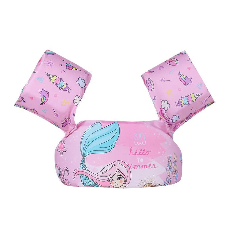 Karnz | FLOTTY Kinder Schwimmhilfe | Rettungsweste mit Armflügeln | Verstellbarer Doppelverschluss | Für Kinder bis 25 kg