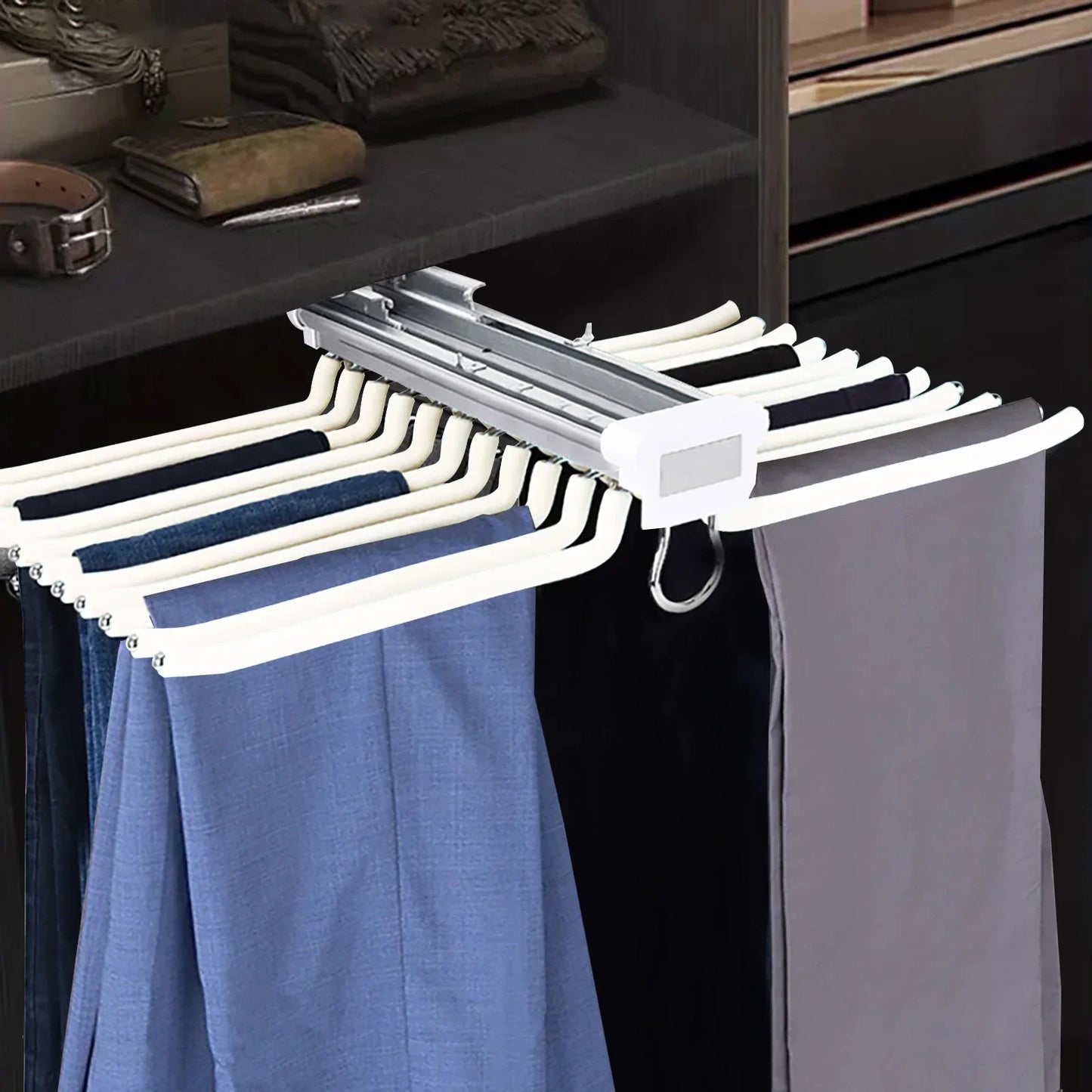Smart Slide-Out Rail Tuch-Organizer