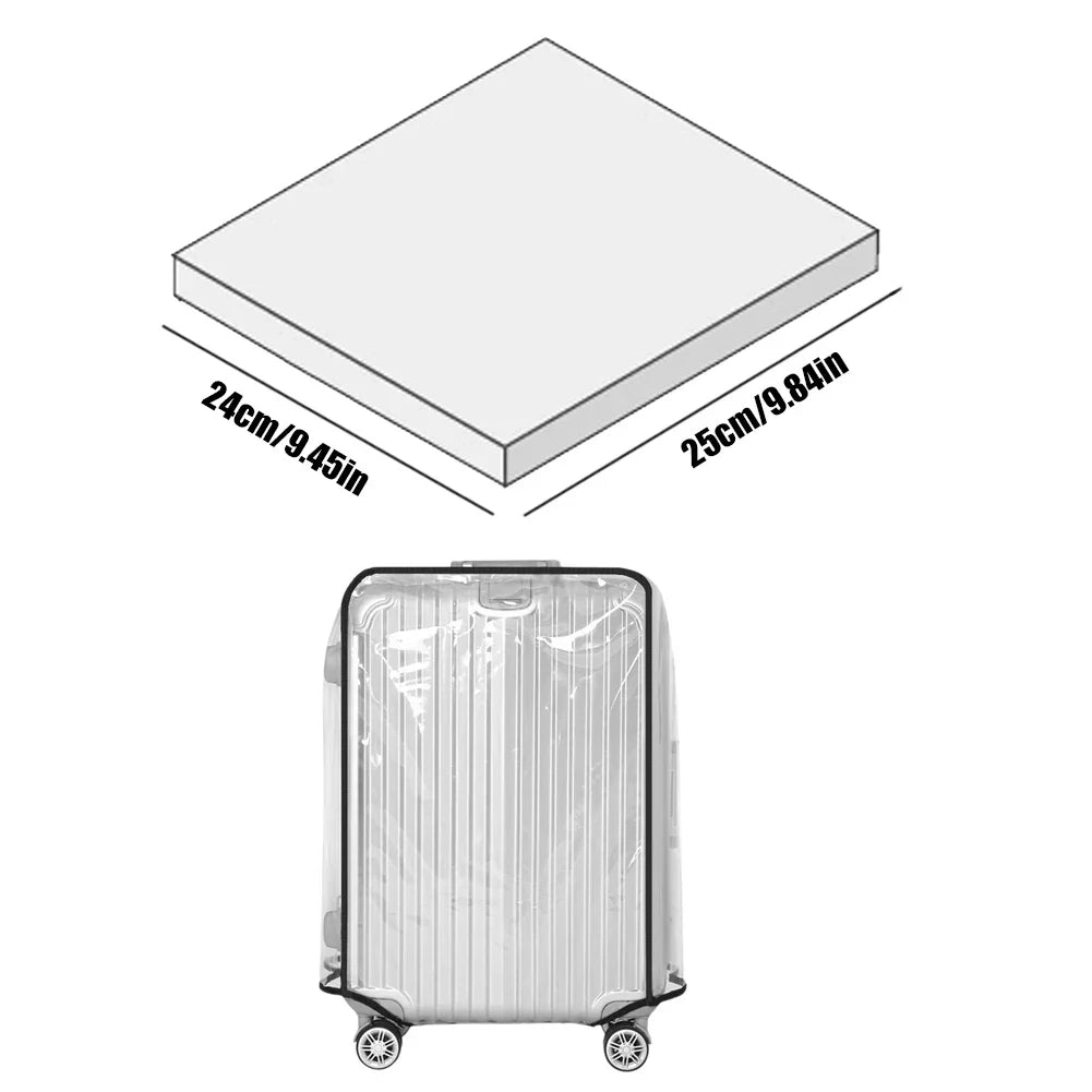 Transparente, wasserdichte Trolley-Abdeckung