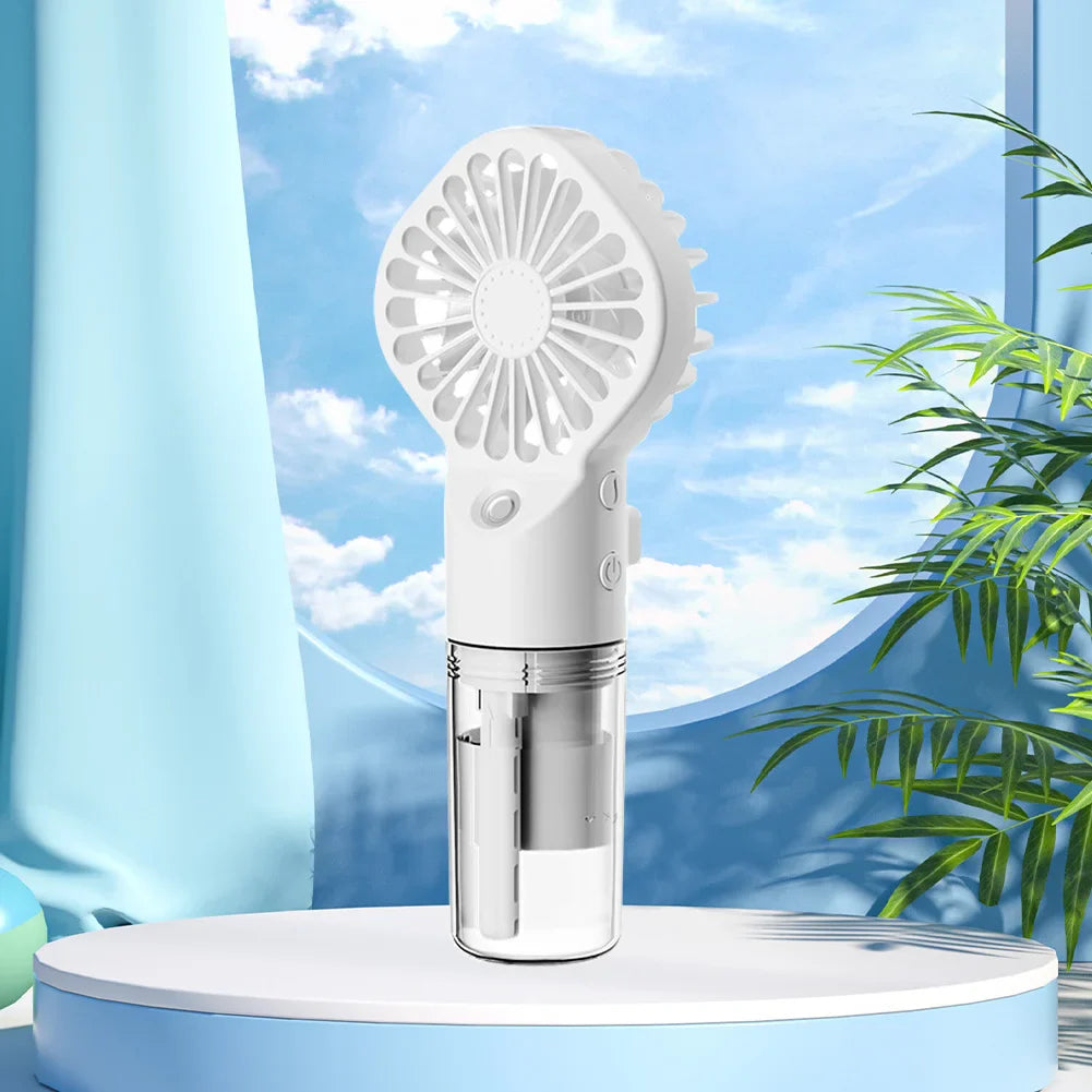 Handheld Mini Klimaanlage USB wiederaufladbarer tragbarer Luftbefeuchter Sprühkühler Kühlspray Luftbefeuchter Ventilator für Zuhause/Büro/Wohnheim | Karnz