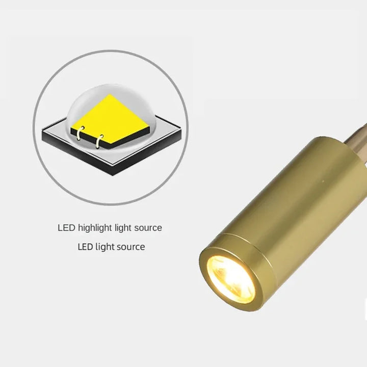 Karnz | Vielseitige LED-Wandleuchte: Modern, Flexibel, Perfekt zum Lesen im Bett