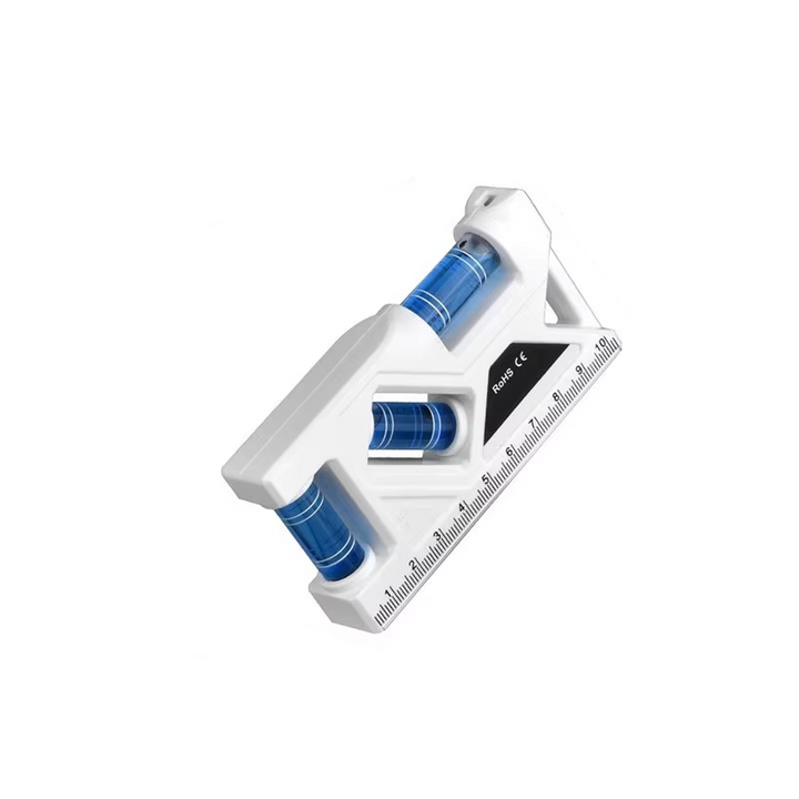 Präzisions-Taschenwasserwaage mit Magnetfuß und Winkelmesser