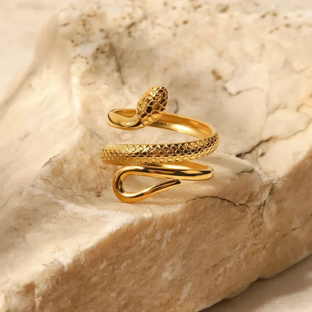 Karnz | Verstellbarer spiralisierender Schlangenring