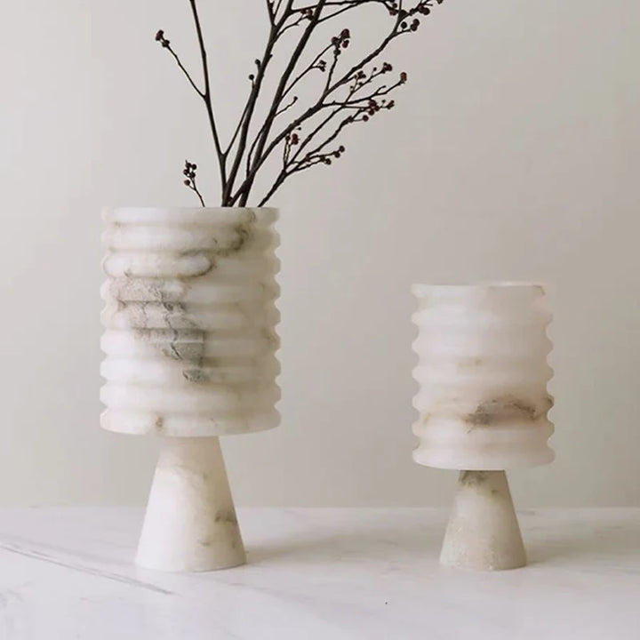 Weißer Onyx Blumenstrauß Karnz