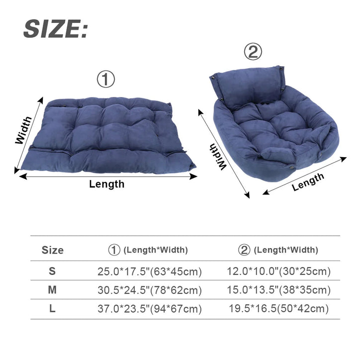 Gemütliches 3-in-1 Bett für Haustiere | Karnz