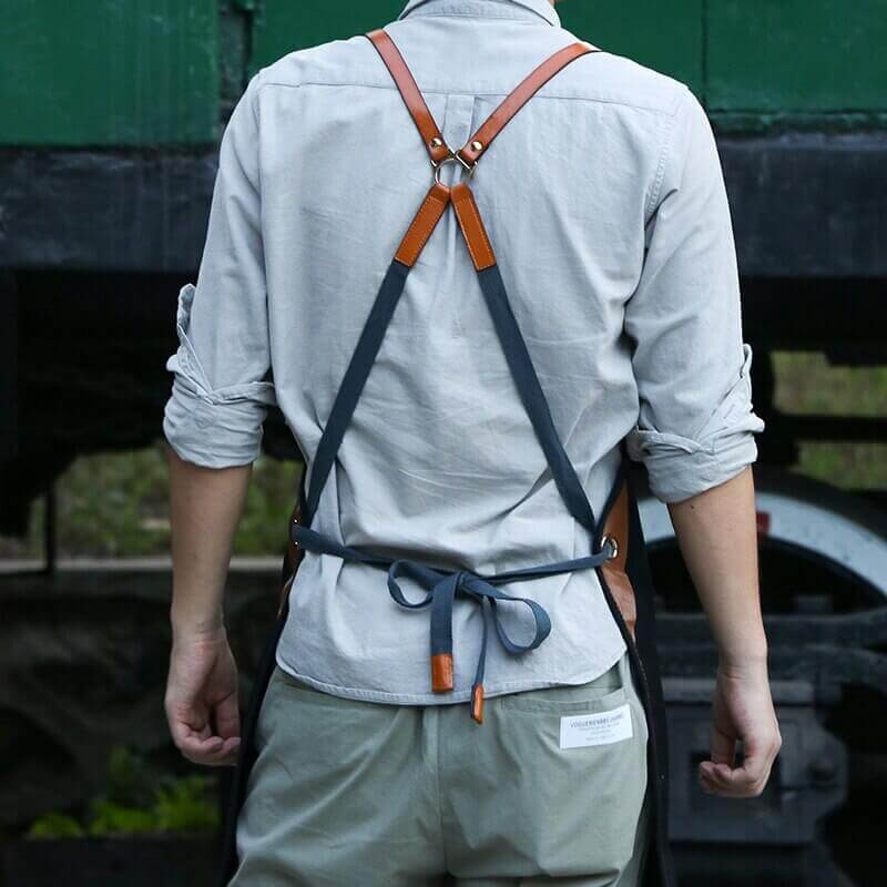 Premium Leder Schürze