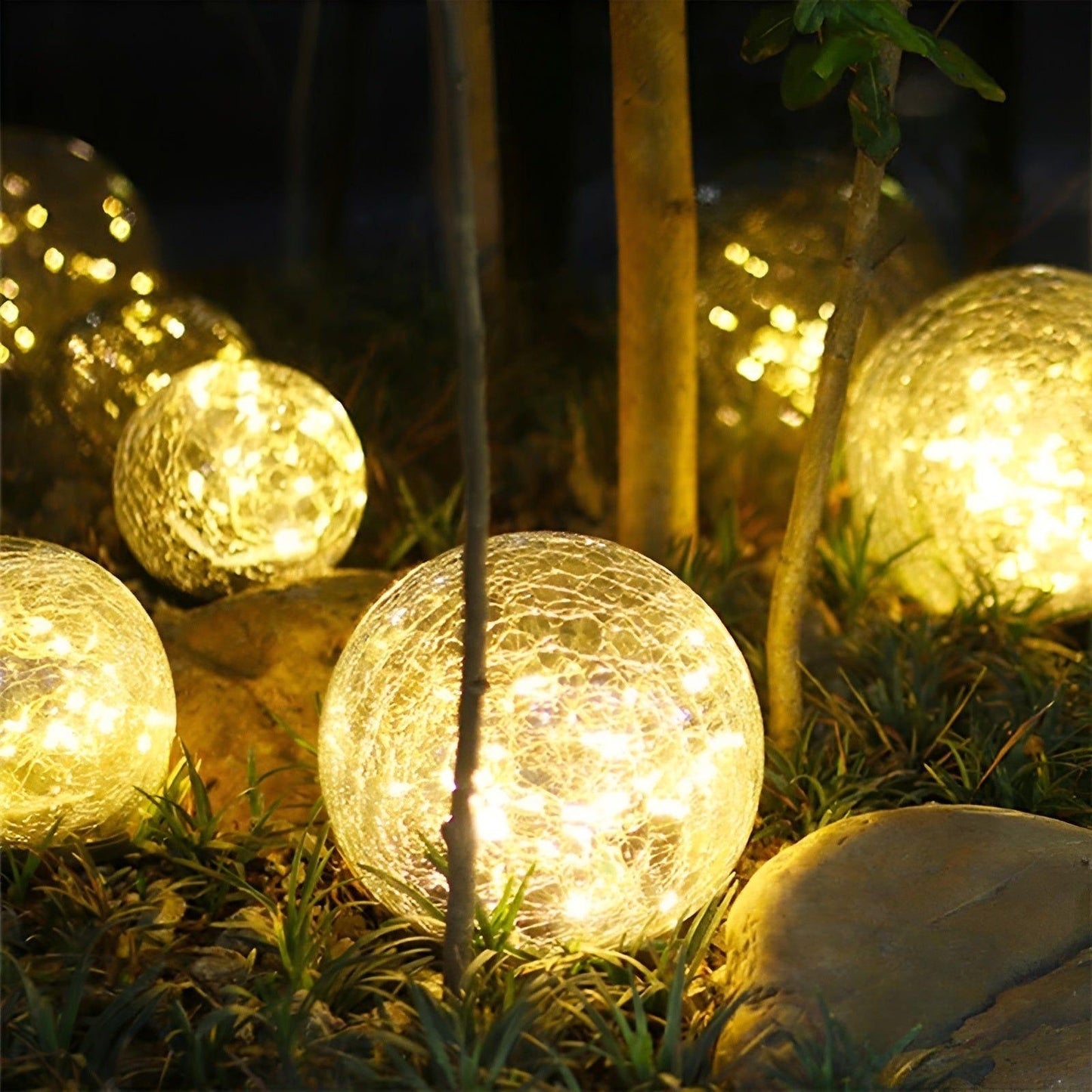 GardenGlimmer Light – Wasserdichte Solar-LED-Gartenleuchte für den Außenbereich